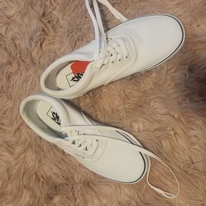 White van's sneakers